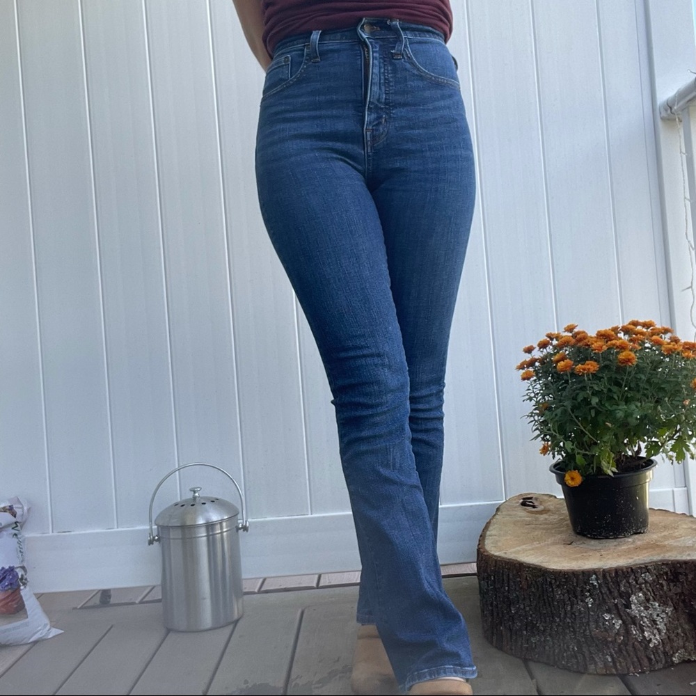 Madewell skinny flare jeans